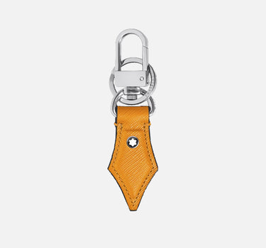 MONTBLANC Portachiavi a Forma di Pennino in Pelle Sartorial YELLOW Uomo 