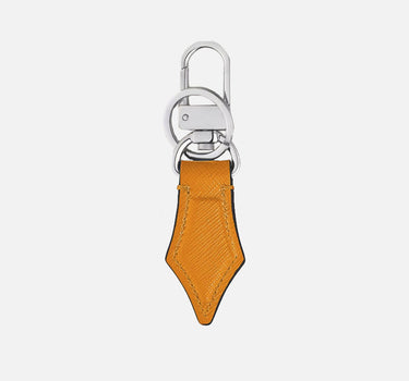 MONTBLANC Portachiavi a Forma di Pennino in Pelle Sartorial YELLOW Uomo 