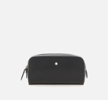 MONTBLANC Trousse da toilette in pelle Sartorial BLACK Uomo 