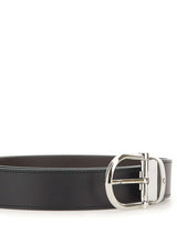 MONTBLANC Cintura reversibile "Horseshoe" BLACK Uomo 