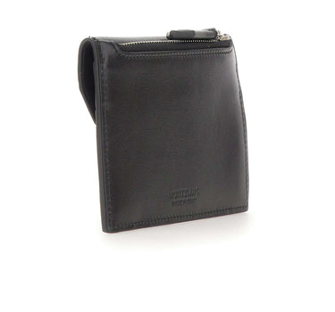 MONTBLANC Portacarte con zip BLACK Uomo 