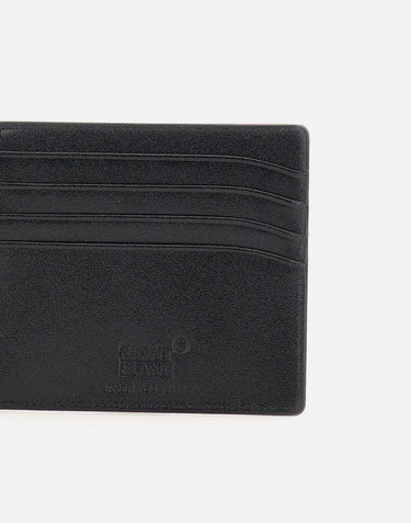 MONTBLANC Portacarte "Meisterstuck" in pelle BLACK Uomo 