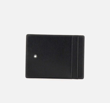 MONTBLANC Portacarte "Meisterstuck" in pelle BLACK Uomo 