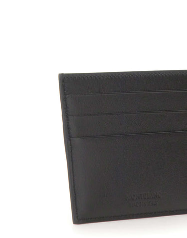 MONTBLANC Portacarte 6 Tasche "Meisterstuck" BLACK Uomo 