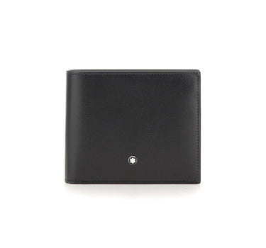MONTBLANC Portafoglio 8 Tasche "Meisterstück" BLACK Uomo 
