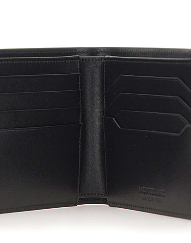 MONTBLANC Portafoglio 8 Tasche "Meisterstück" BLACK Uomo 