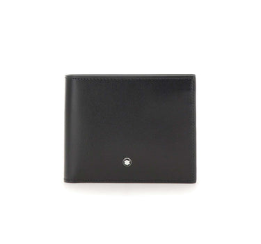 MONTBLANC Portafoglio 4 Tasche con Portamonete "Meisterstück" BLACK Uomo 