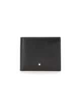 MONTBLANC Portafoglio 4 Tasche con Portamonete "Meisterstück" BLACK Uomo 
