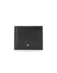 MONTBLANC Portafoglio 4 Tasche con Portamonete "Meisterstück" BLACK Uomo 
