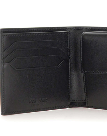 MONTBLANC Portafoglio 4 Tasche con Portamonete "Meisterstück" BLACK Uomo 