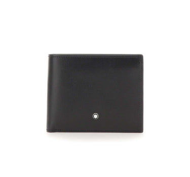 MONTBLANC Portafoglio 10 Tasche con Portamonete "Meisterstück" BLACK Uomo 