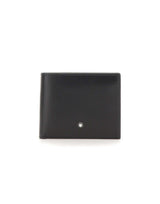 MONTBLANC Portafoglio 10 Tasche con Portamonete "Meisterstück" BLACK Uomo 