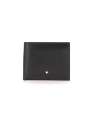 MONTBLANC Portafoglio 10 Tasche con Portamonete "Meisterstück" BLACK Uomo 