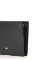 MONTBLANC Portafoglio 10 Tasche con Portamonete "Meisterstück" BLACK Uomo 
