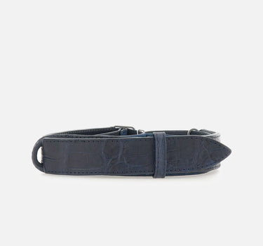 Cintura "Nobuckle Cocco Cosa suede" NB0031 BLU ORCIANI 