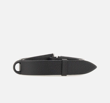 Cintura "Nobukle Micron"  in pelle NB0039 NERO ORCIANI 