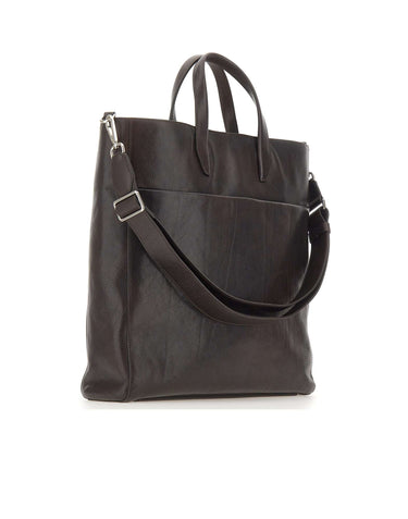 ORCIANI Borsa a mano  "Work Lagoon" BROWN Uomo 