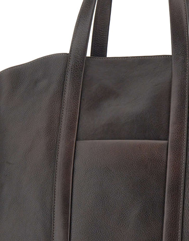 ORCIANI Borsa a mano "Off Duty Lagoon" BROWN Uomo 