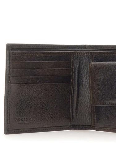 ORCIANI Portafogli "Micron" BROWN Uomo 