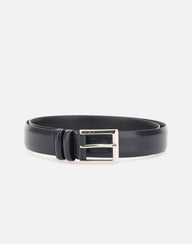 Cintura "Kansas" in pelle lucida U03201 BLU ORCIANI 