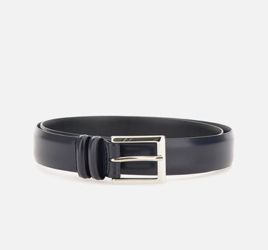 Cintura "Kansas" in pelle lucida U03201 BLU ORCIANI 