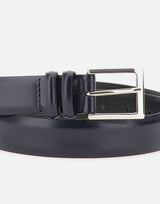 Cintura "Kansas" in pelle lucida U03201 BLU ORCIANI 