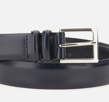 Cintura "Kansas" in pelle lucida U03201 BLU ORCIANI 