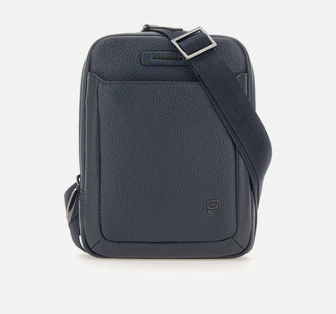 Borsa a tracolla in pelle CA3084MOS BLU PIQUADRO 