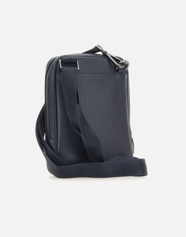 Borsa a tracolla in pelle CA3084MOS BLU PIQUADRO 