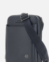 Borsa a tracolla in pelle CA3084MOS BLU PIQUADRO 