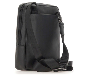 PIQUADRO Borsa a tracolla in pelle BLACK Uomo 