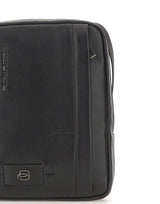 PIQUADRO Borsa a tracolla in pelle BLACK Uomo 