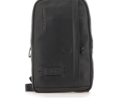 PIQUADRO Zaino monospalla porta iPad BLACK Uomo 