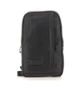 PIQUADRO Zaino monospalla porta iPad BLACK Uomo 
