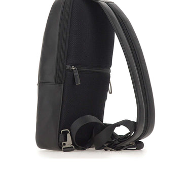 PIQUADRO Zaino monospalla porta iPad BLACK Uomo 