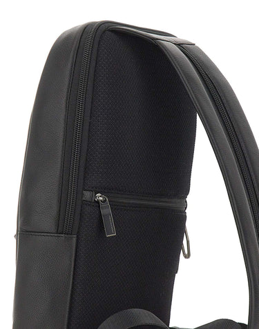 PIQUADRO Zaino monospalla porta iPad BLACK Uomo 
