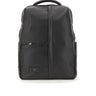 PIQUADRO Zaino in pelle porta pc 15,6'' BLACK Uomo 