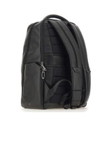 PIQUADRO Zaino in pelle porta pc 15,6'' BLACK Uomo 