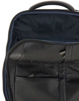 PIQUADRO Zaino in pelle porta pc 15,6'' BLACK Uomo 