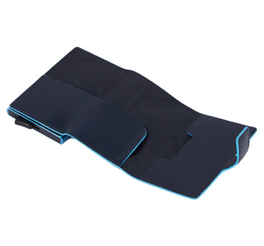PIQUADRO "Compact Wallet" BLACK Uomo 