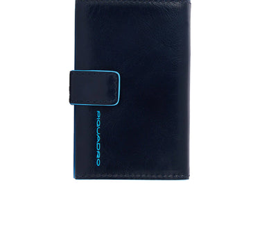 PIQUADRO "Compact Wallet" BLACK Uomo 