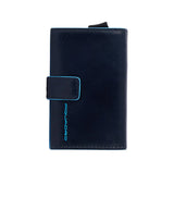 PIQUADRO "Compact Wallet" BLACK Uomo 