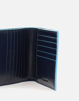 Portafoglio in pelle PU1241B2R BLU2 PIQUADRO 