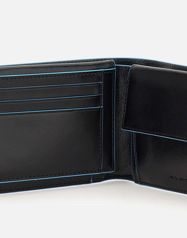 Portafoglio "Blue Square" in pelle PU1392B2R N PIQUADRO 