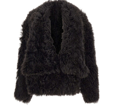 7 FOR ALL MANKIND Giacca Shearling BLACK Donna 