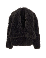 7 FOR ALL MANKIND Giacca Shearling BLACK Donna 