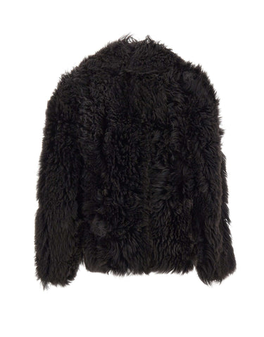 7 FOR ALL MANKIND Giacca Shearling BLACK Donna 
