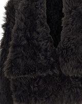 7 FOR ALL MANKIND Giacca Shearling BLACK Donna 