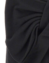 7 FOR ALL MANKIND Minigonna in misto lana con fiocco BLACK Donna 