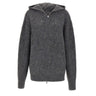 7 FOR ALL MANKIND Felpa in maglia "Fuzzy" GREY Donna 
